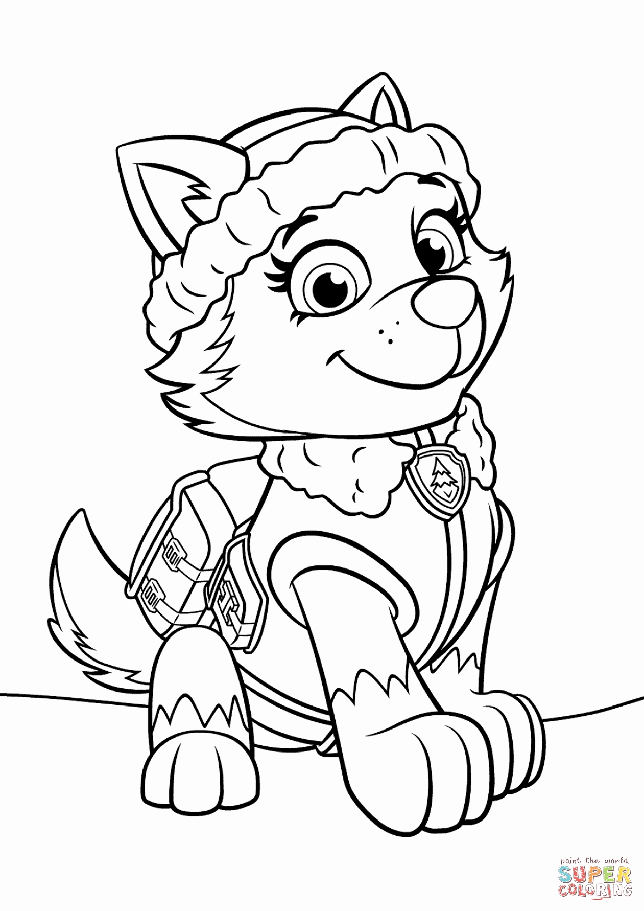Paw Patrol Halloween Coloring Pages at Free