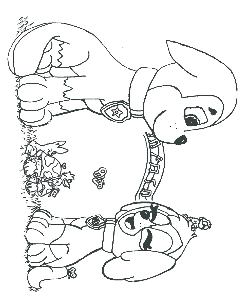 paw patrol valentines coloring pages at getcolorings
