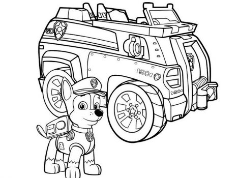 Paw Patrol Vehicles Coloring Pages at GetColorings.com | Free printable