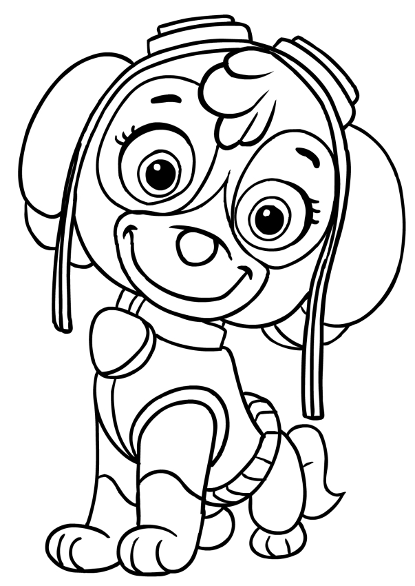 Paw Patrol Zuma Coloring Pages at GetColorings.com | Free printable