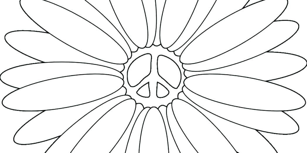 Peace Sign Mandala Coloring Pages at GetColorings.com | Free printable