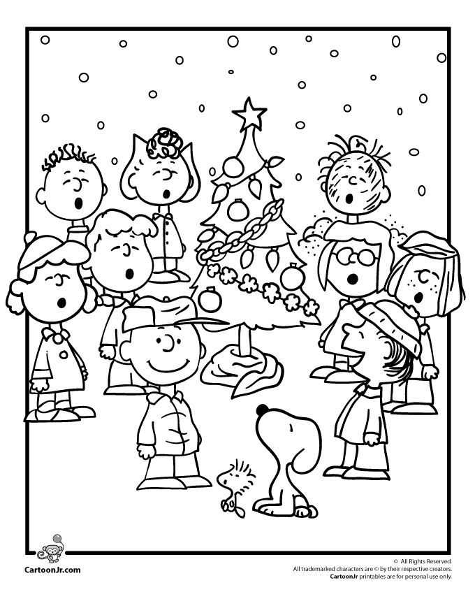 Peanuts Gang Coloring Pages at GetColorings.com | Free printable