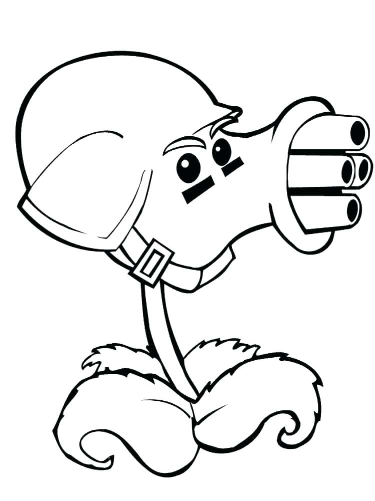 Peashooter Coloring Pages at GetColorings.com | Free ...