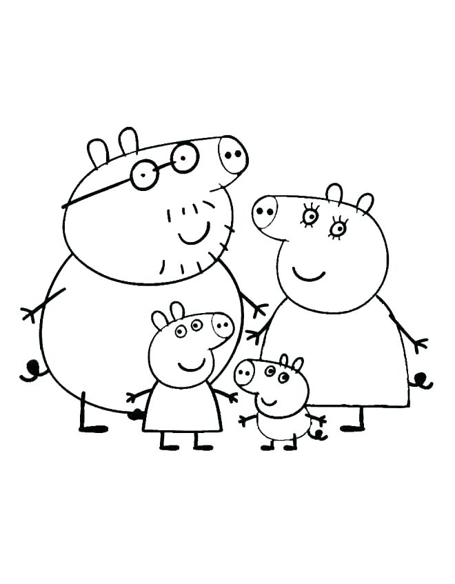 Peppa Pig Christmas Coloring Pages at GetColorings.com ...