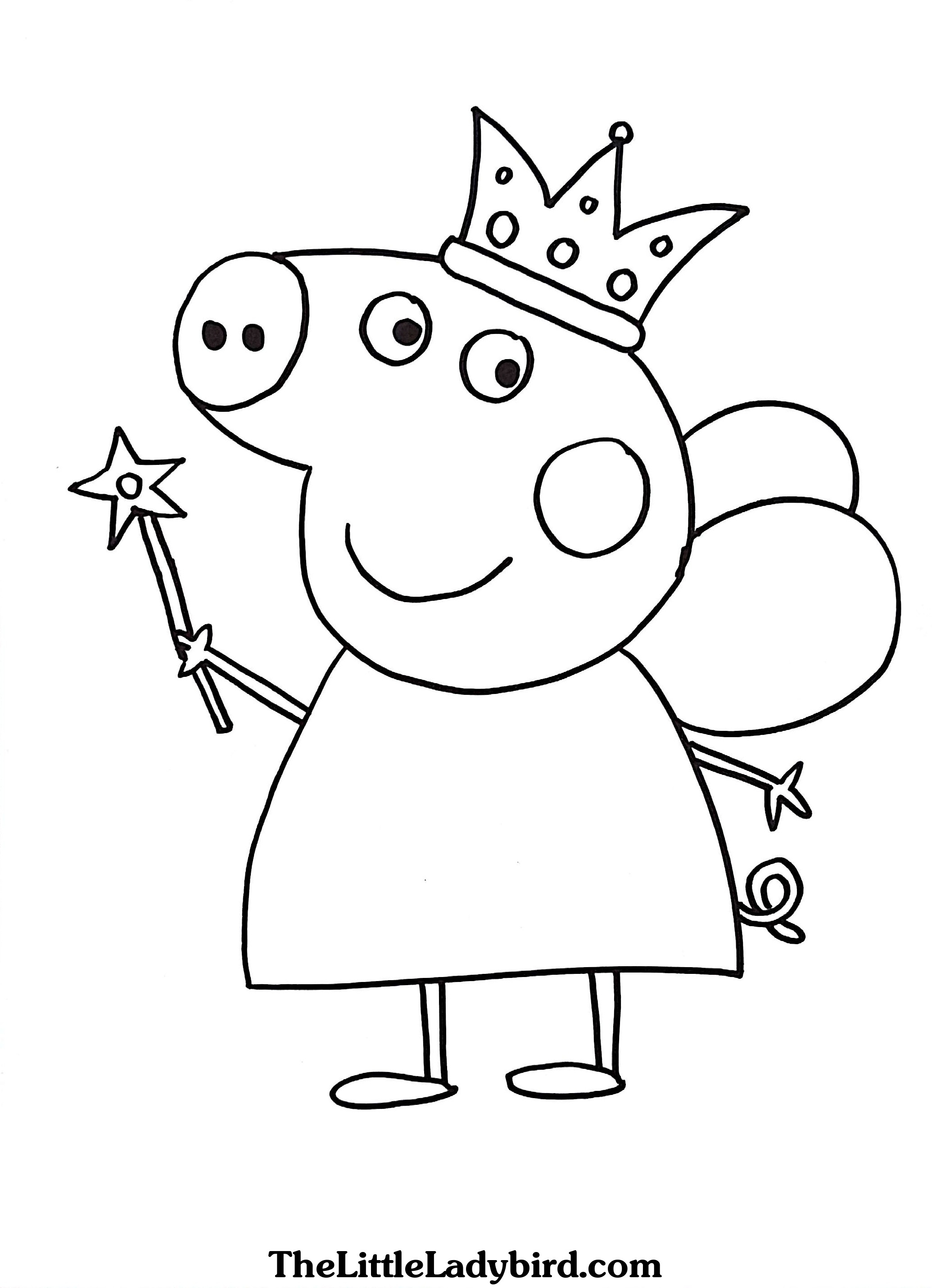 Peppa Pig Coloring Pages Pdf At GetColorings Free Printable 