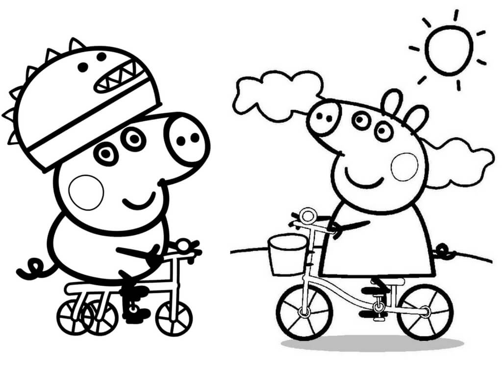Peppa Pig Coloring Pages Online At GetColorings Free Printable 
