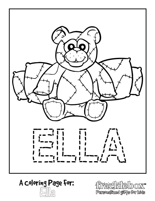 Personalized Name Coloring Pages at GetColoringscom