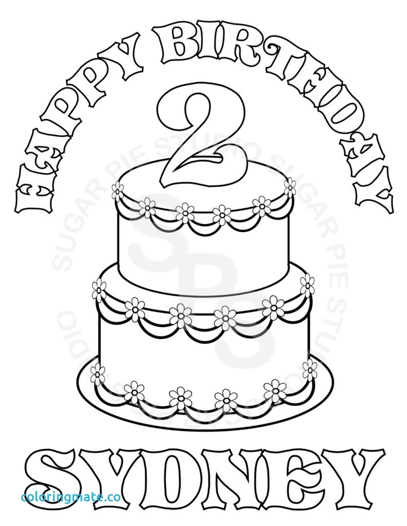 Free Personalized Birthday Coloring Pages