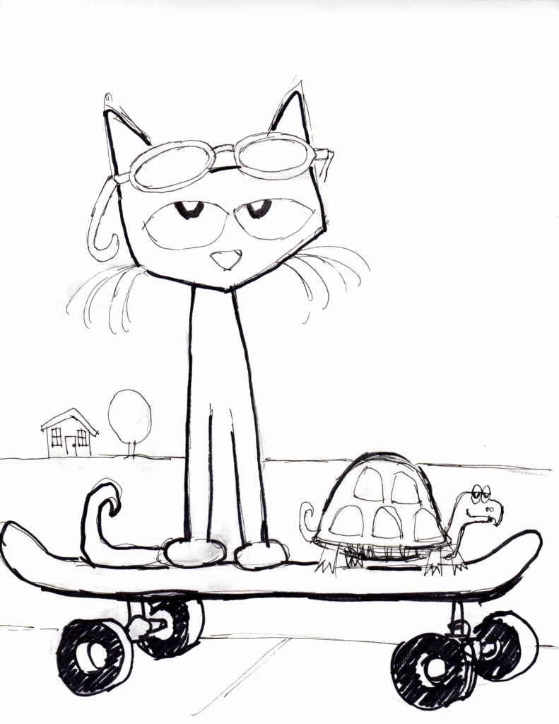 Pete The Cat Coloring Page At Getcolorings.com | Free Printable