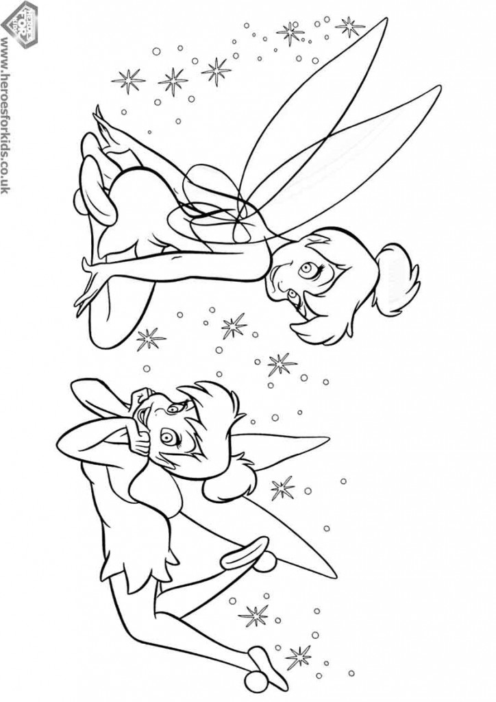 Peter Pan And Tinkerbell Coloring Pages At GetColorings Free 