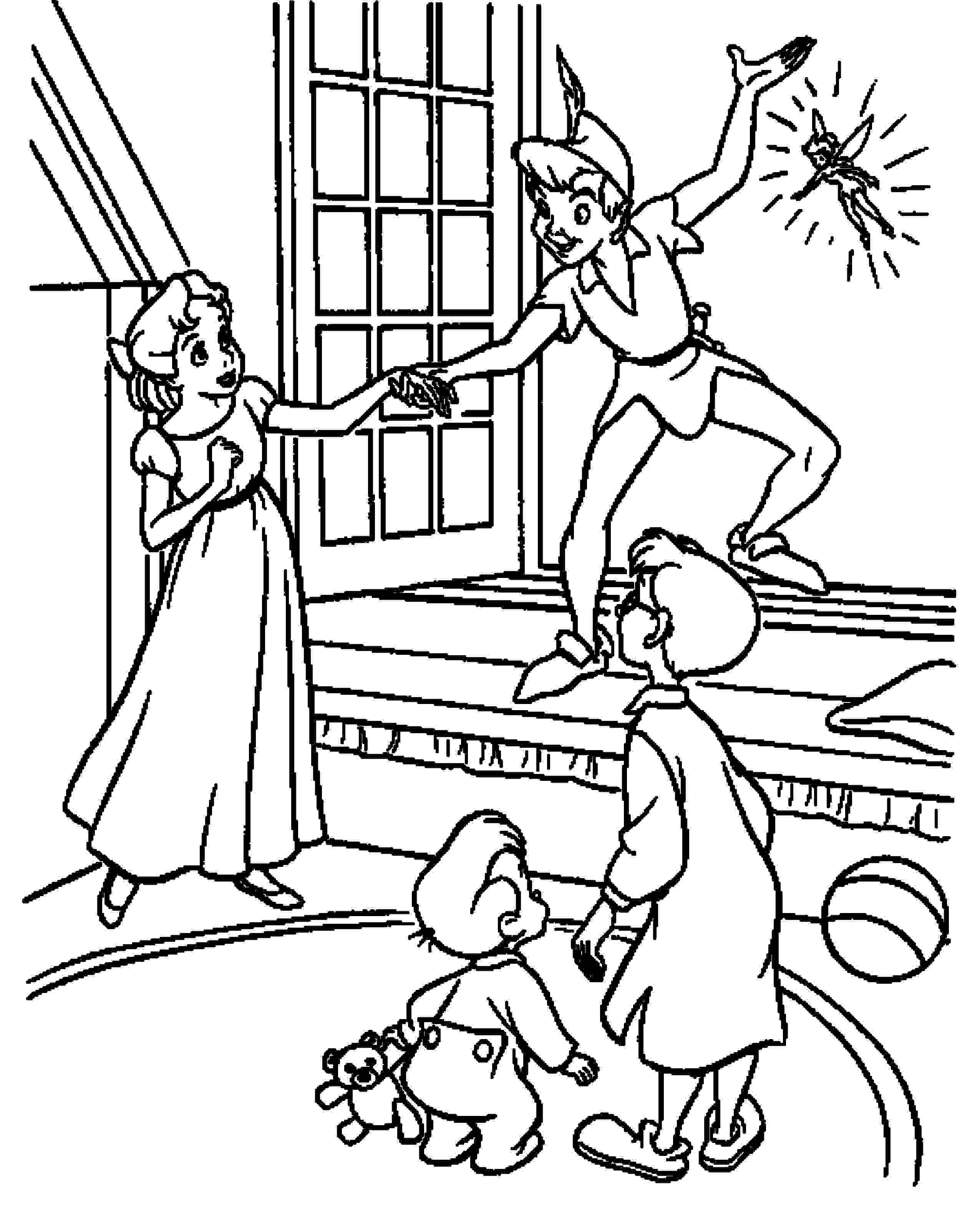 Peter Pan And Wendy Coloring Pages At GetColorings Free Printable 