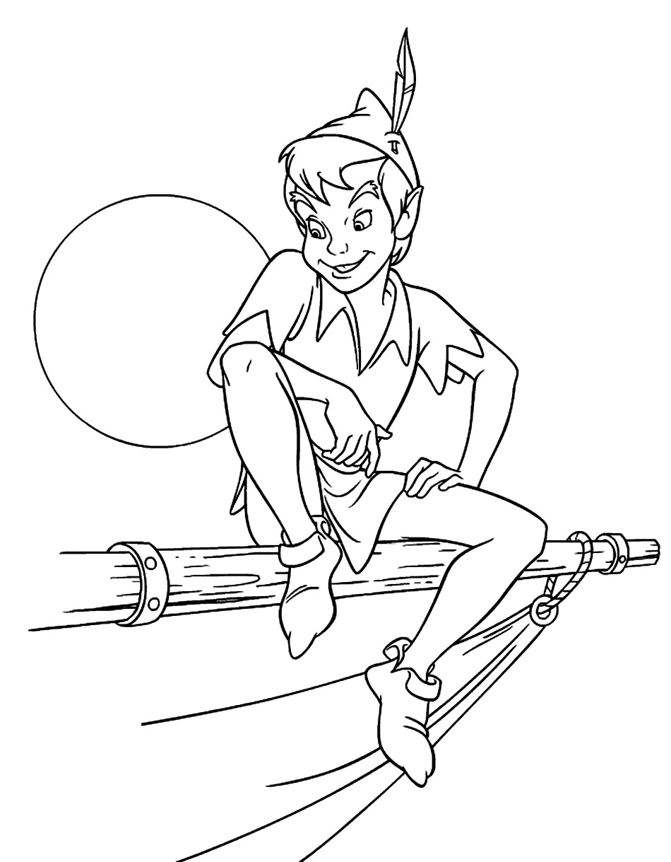 Peter Pan And Wendy Coloring Pages At GetColorings Free Printable 