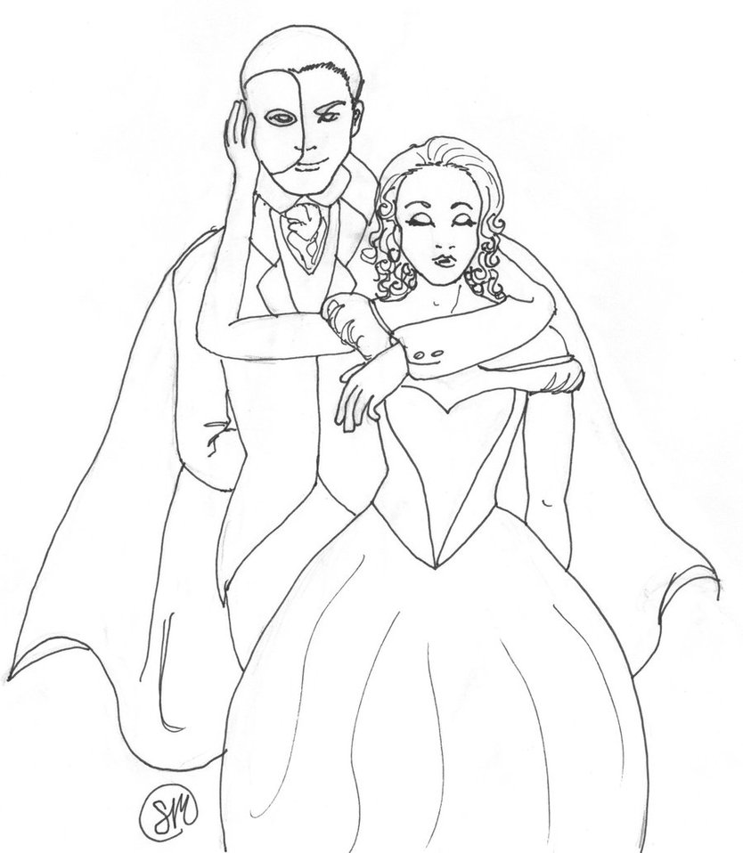 Phantom Of The Opera Coloring Pages at GetColorings.com | Free