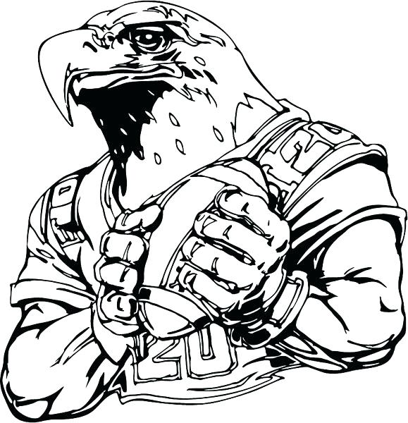 Philadelphia Eagles Coloring Pages at Free printable