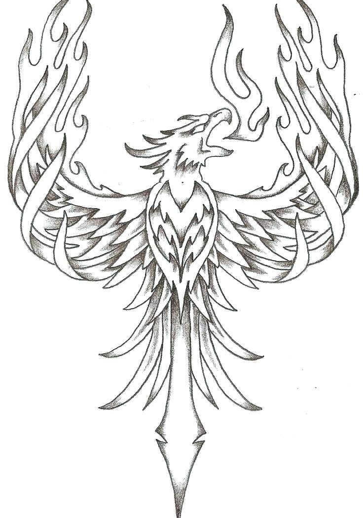 Phoenix Coloring Pages Free at GetColorings.com | Free printable