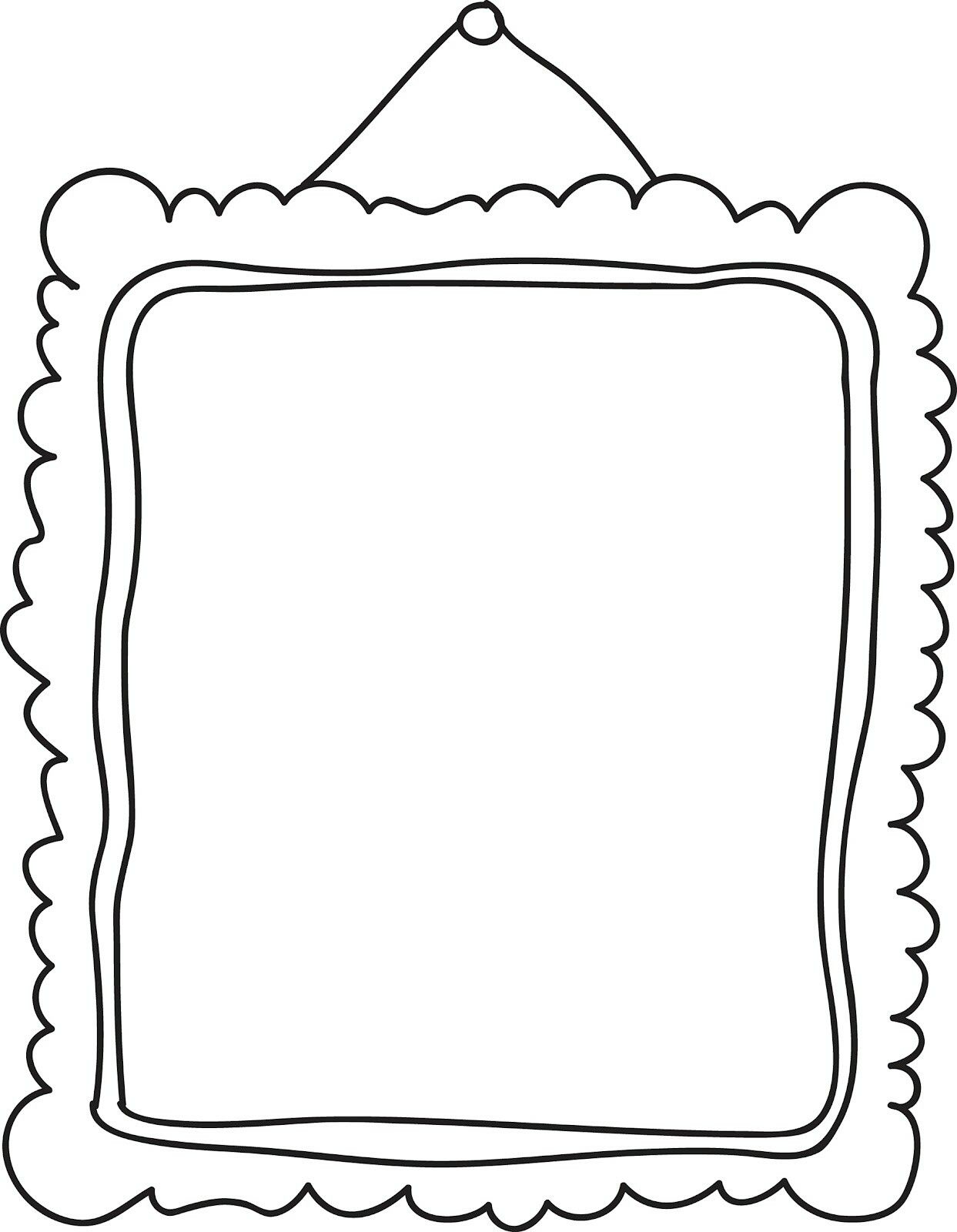 Photo Frame Coloring Page at GetColorings com Free printable