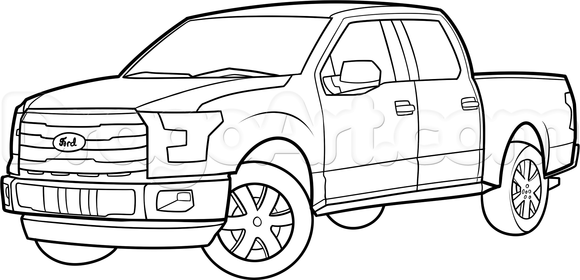 Pickup Truck Coloring Pages Printable at GetColorings.com | Free