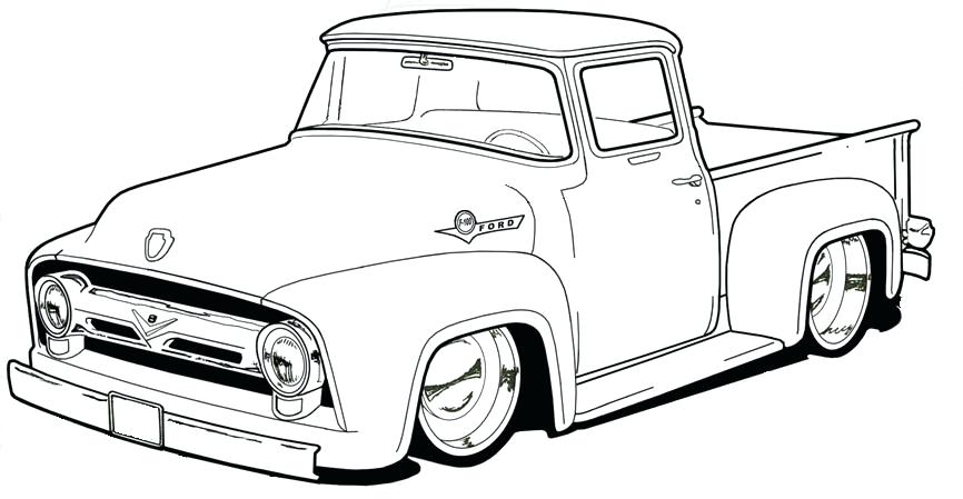 Pickup Truck Coloring Pages Printable at GetColorings.com | Free