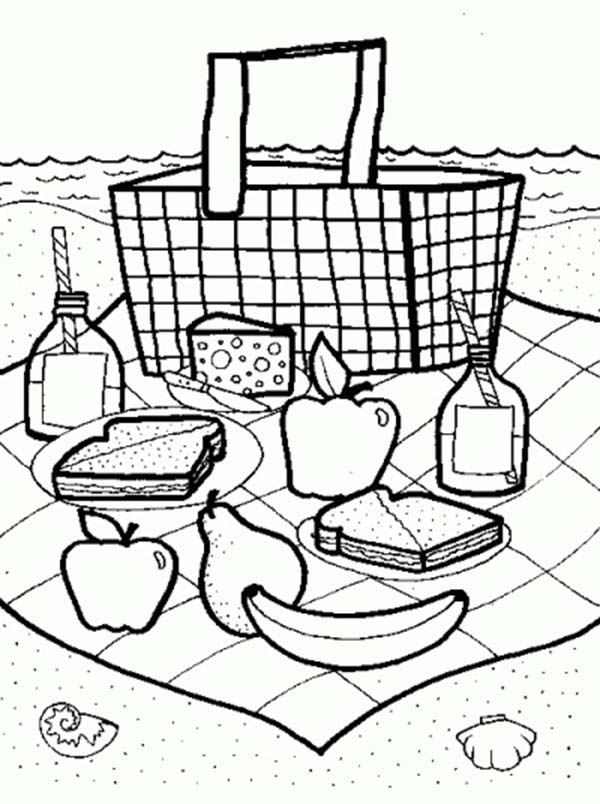 Picnic Day Coloring Pages Teddy Bear Picnic Coloring Pages At 