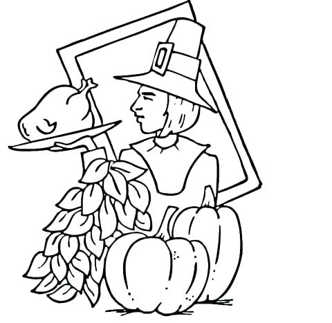 Pilgrim Coloring Pages Printable Free at GetColorings.com | Free