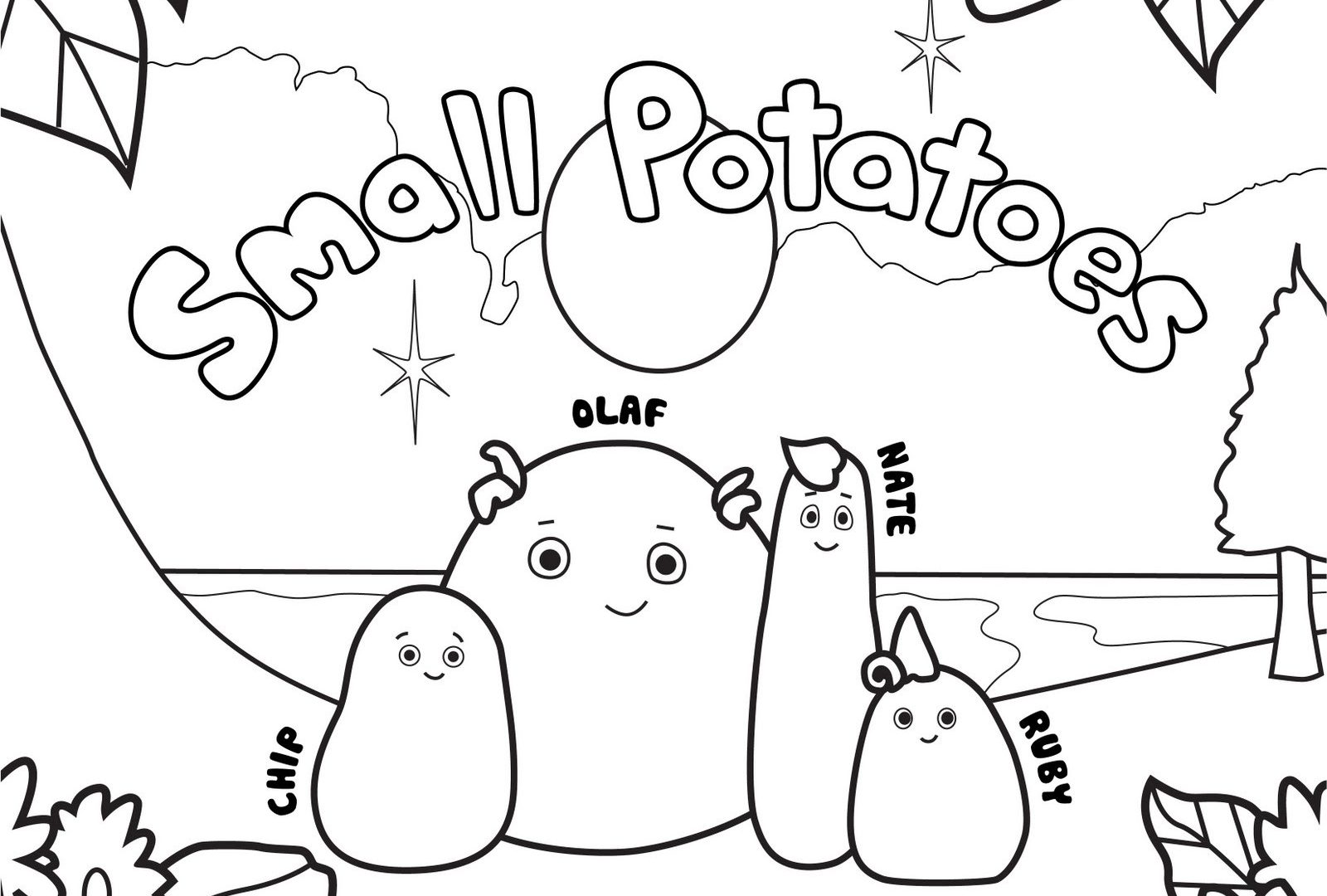 Small Coloring Pages много