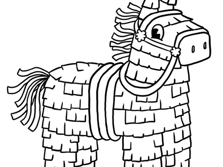 440x330 10 Pinata Coloring Page Printable Cinco De Mayo Pages Intended