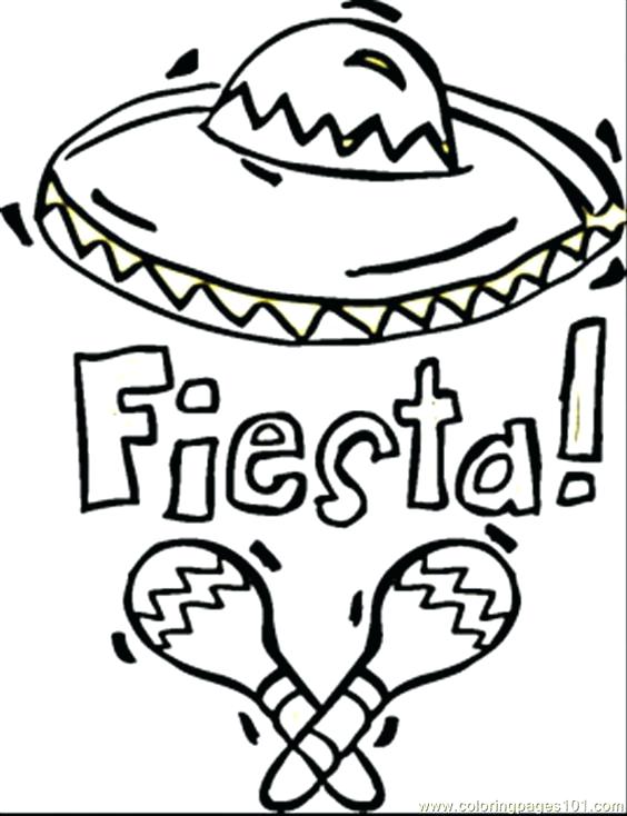 564x734 Fiesta Coloring Page Free Download Fiesta Coloring Page Free