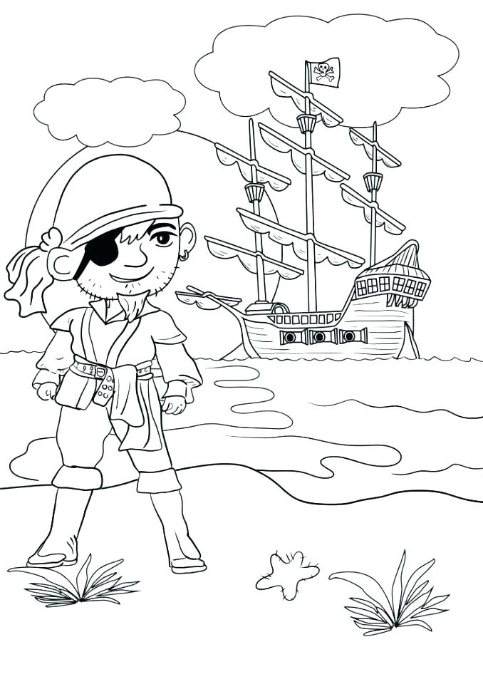 Pirate Coloring Pages For Preschool At GetColorings Free 
