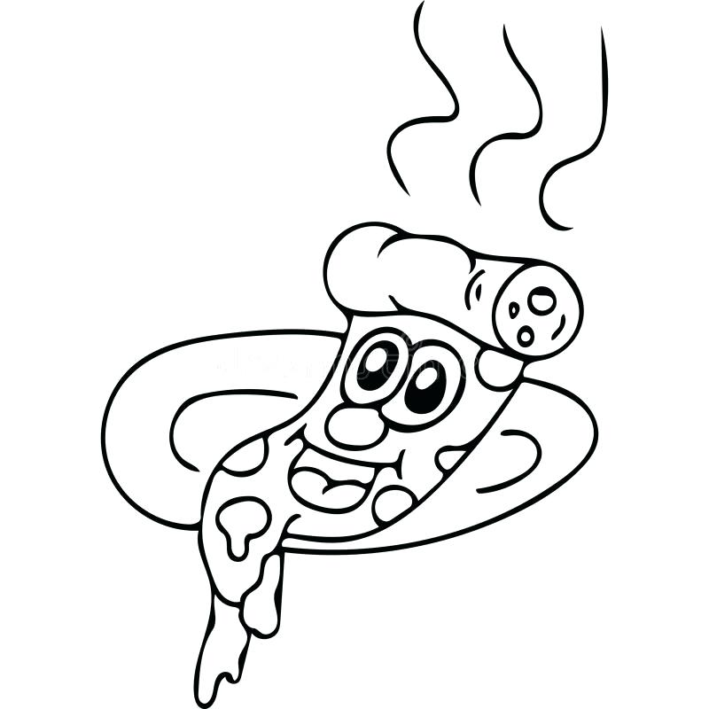 Pizza Toppings Coloring Pages At GetColorings Free Printable 