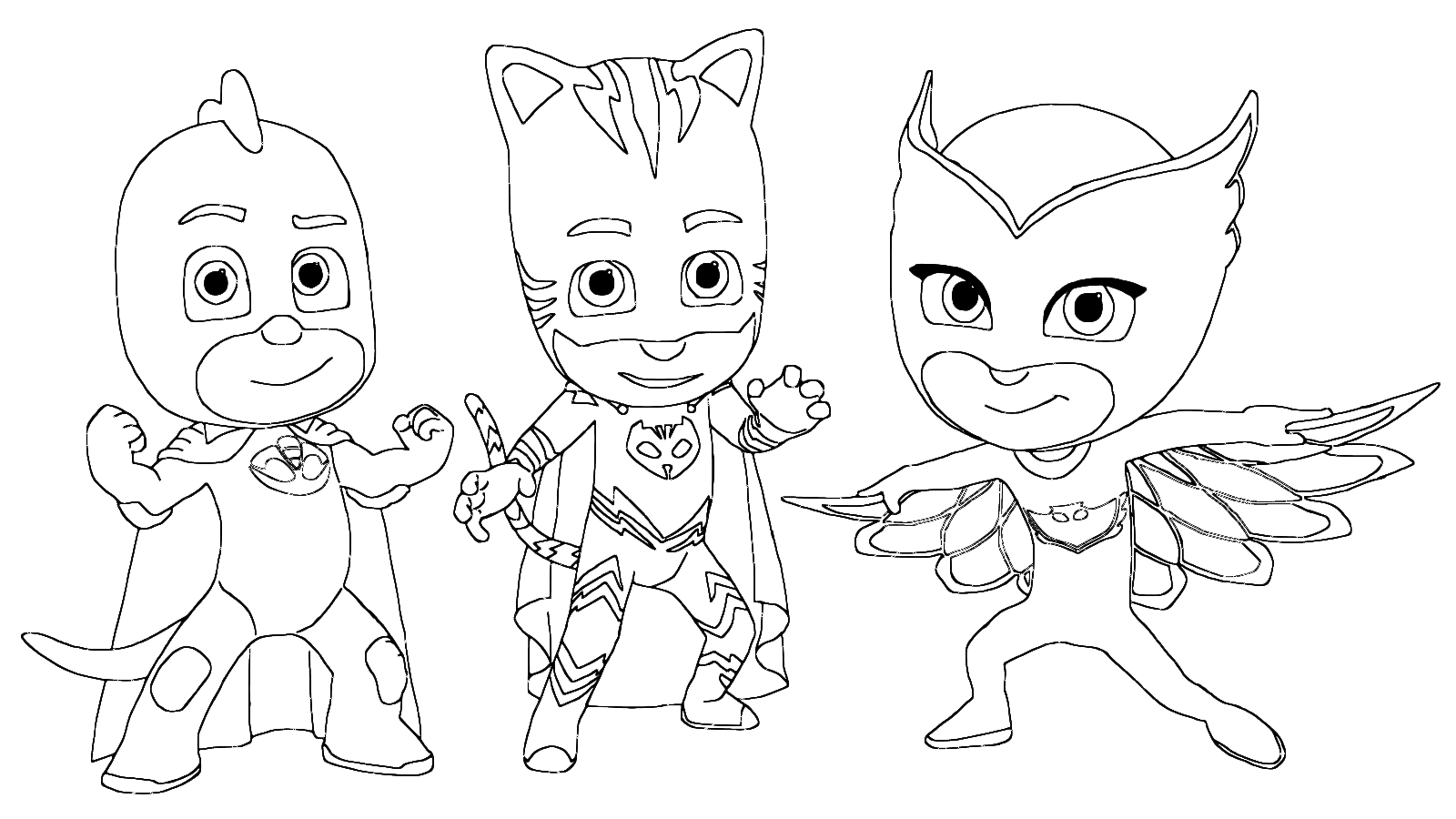pj mask coloring pages at getcolorings  free