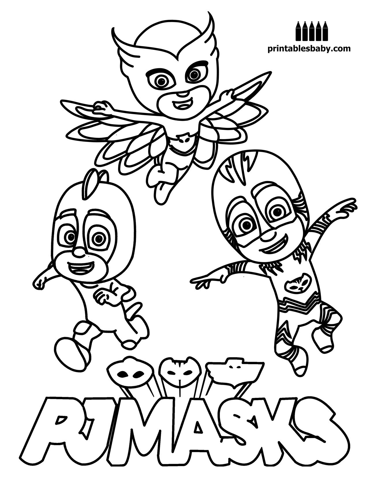 Gecko Pj Masks Pages Coloring Pages