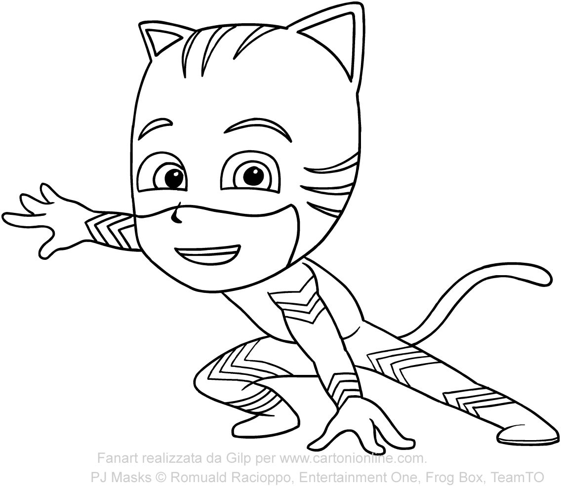 Pj Masks Catboy Coloring Pages At GetColorings Free Printable