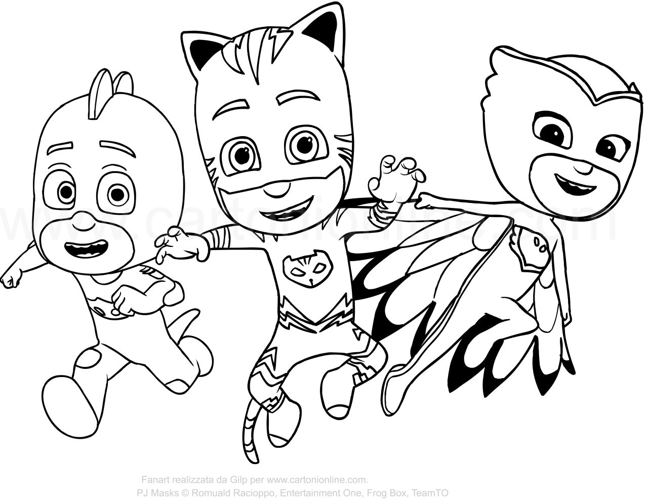 Pj Masks Free Coloring Pages at GetColorings.com | Free ...