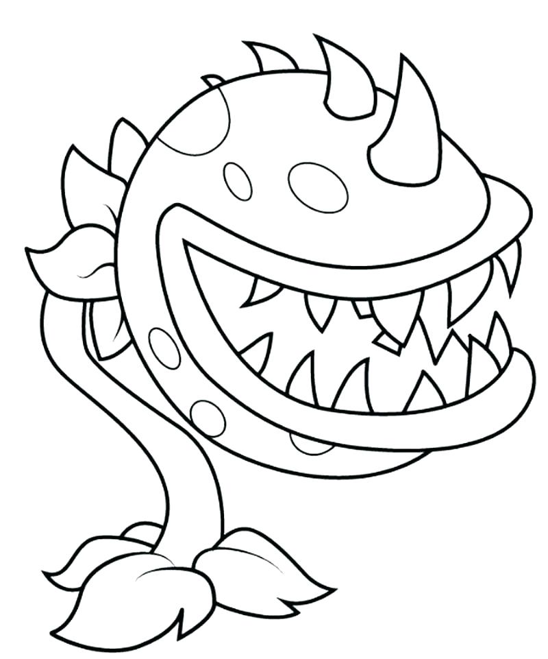 Plants Vs Zombies Garden Warfare Coloring Pages at