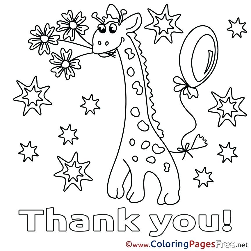 Please And Thank You Coloring Pages at