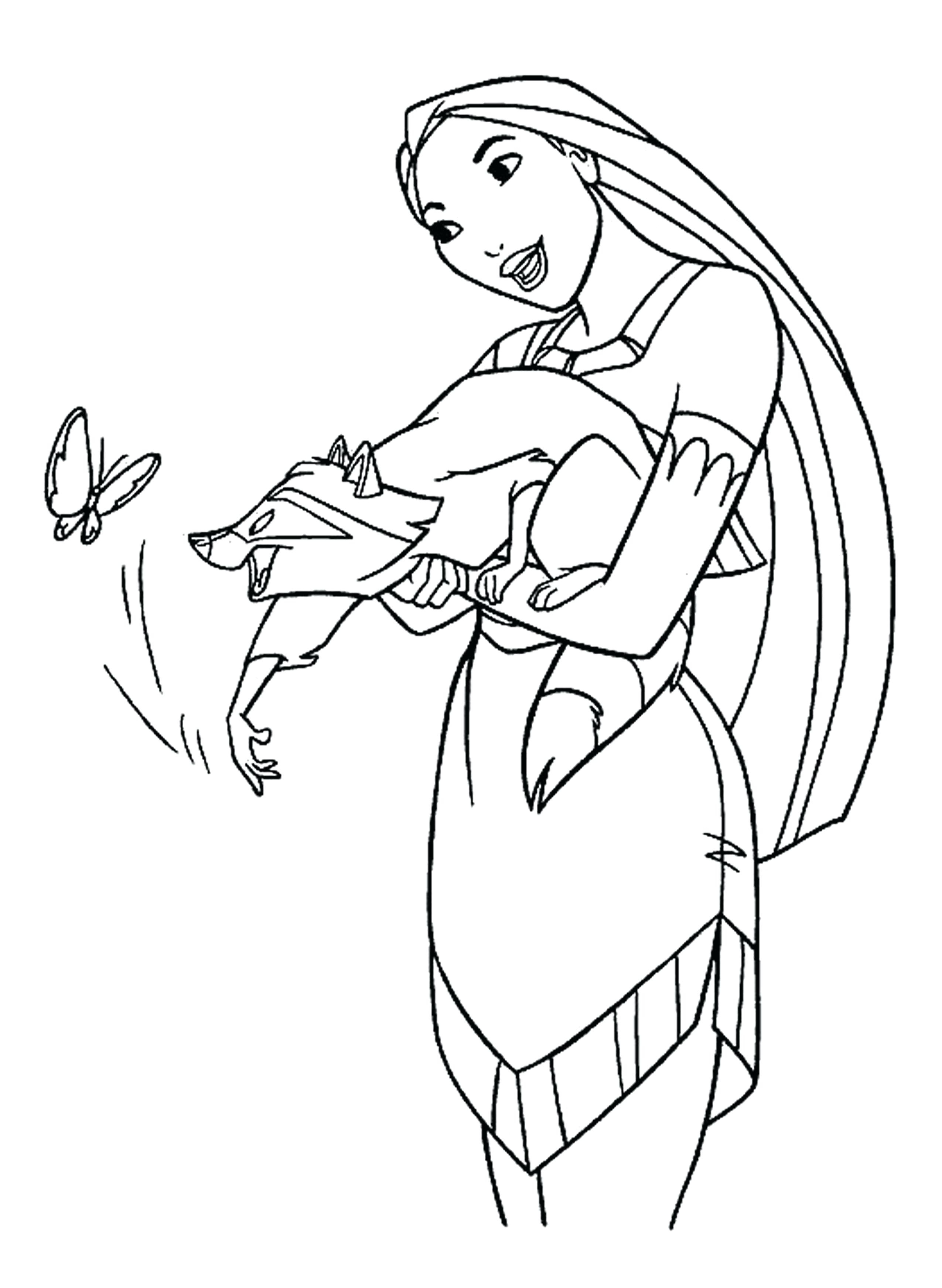 Pocahontas And John Smith Coloring Pages at GetColorings.com | Free