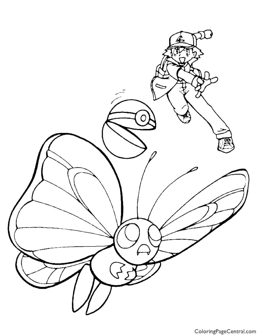 Pokemon Ash Coloring Pages At Getcolorings Com Free Printable