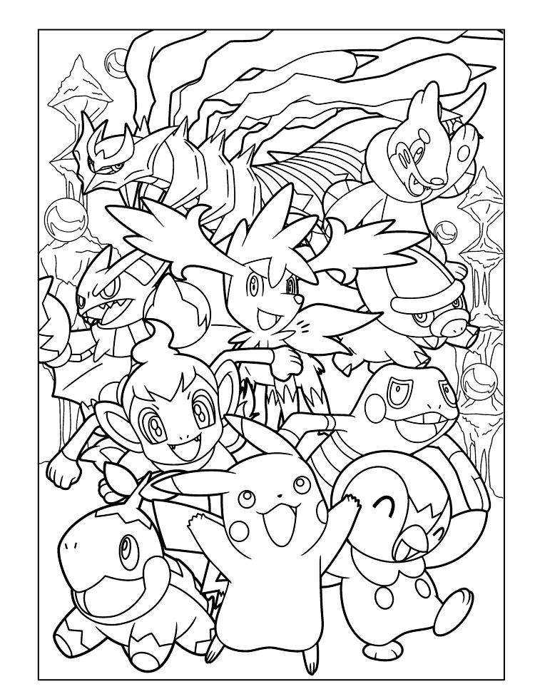 Pokemon Coloring Internet pages All Pokemon at photo relating to Printable Pokemon Coloring Pages identified as Pokemon Coloring Internet pages All Pokemon at