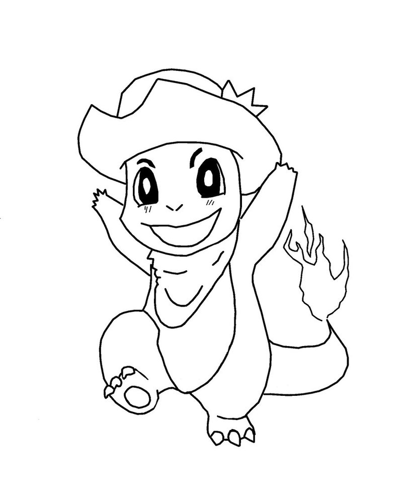 48 Free Printable Pokemon Charmander Coloring Pages Pics COLORIST