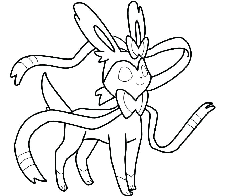 Pokemon Coloring Pages Eevee Evolutions At Getcolorings.com | Free