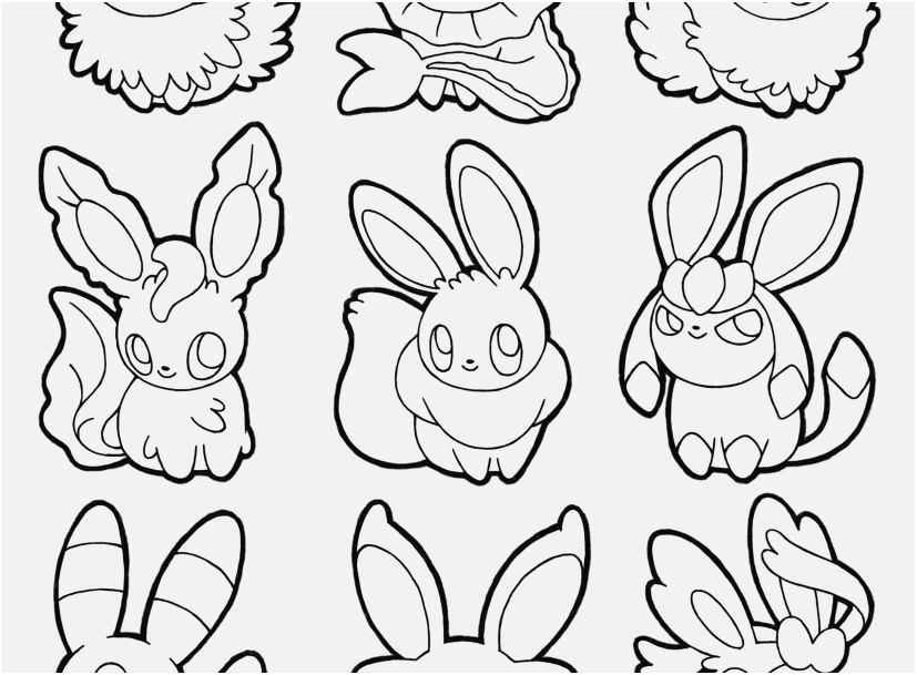Pokemon Coloring Pages Eevee Evolutions At GetColorings Free 