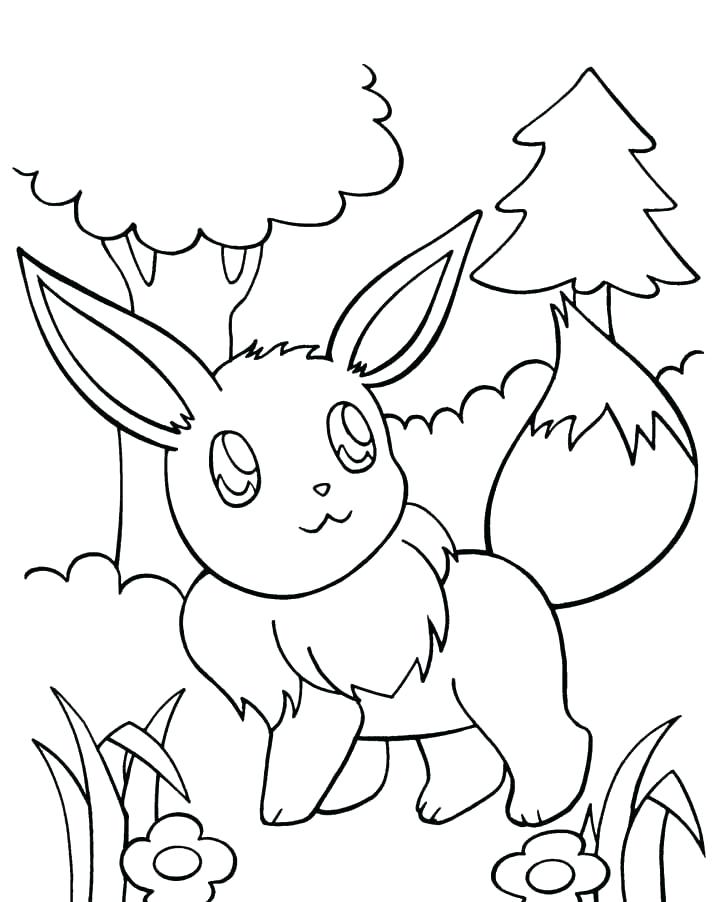 Pokemon Coloring Pages Espeon at GetColorings.com | Free printable