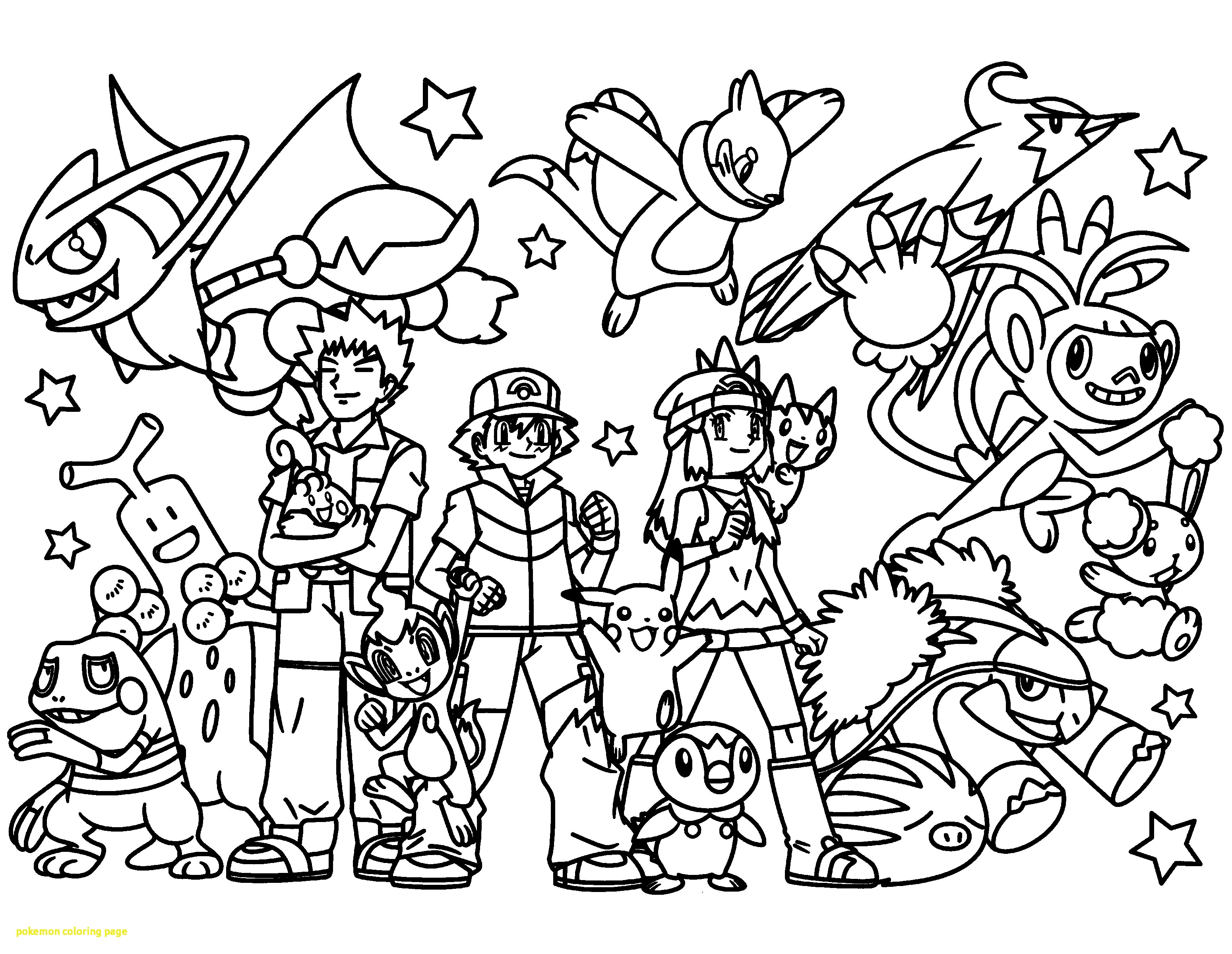 Pokemon Coloring Pages For Adults At Getcolorings Com Free Printable