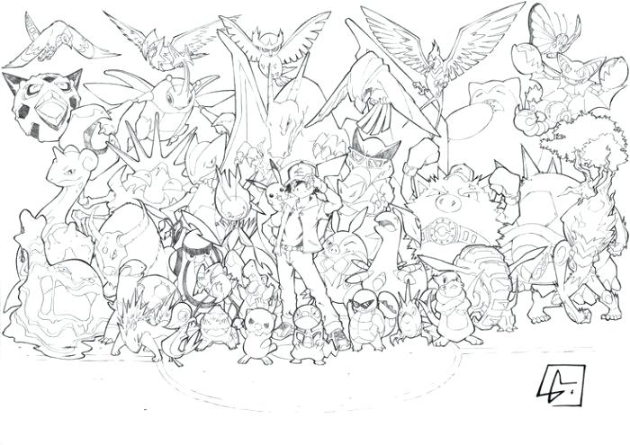 Pokemon Coloring Pages For Adults At GetColorings Free Printable 