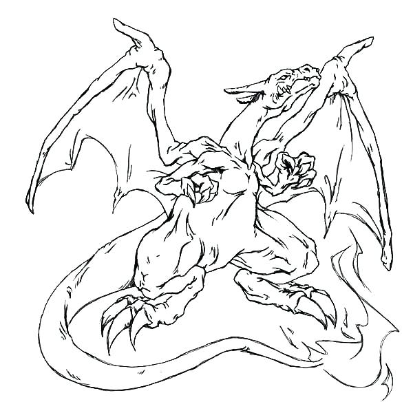 Pokemon Coloring Pages Mega Charizard X at GetColorings ...