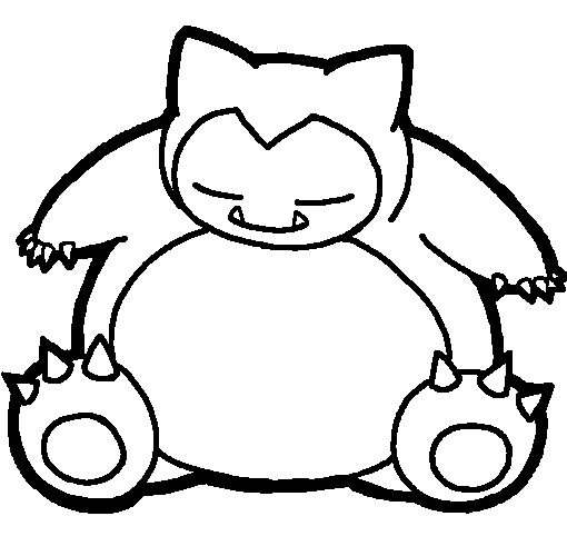 10 Snorlax Pokemon Coloring Pages for Creative Relaxation