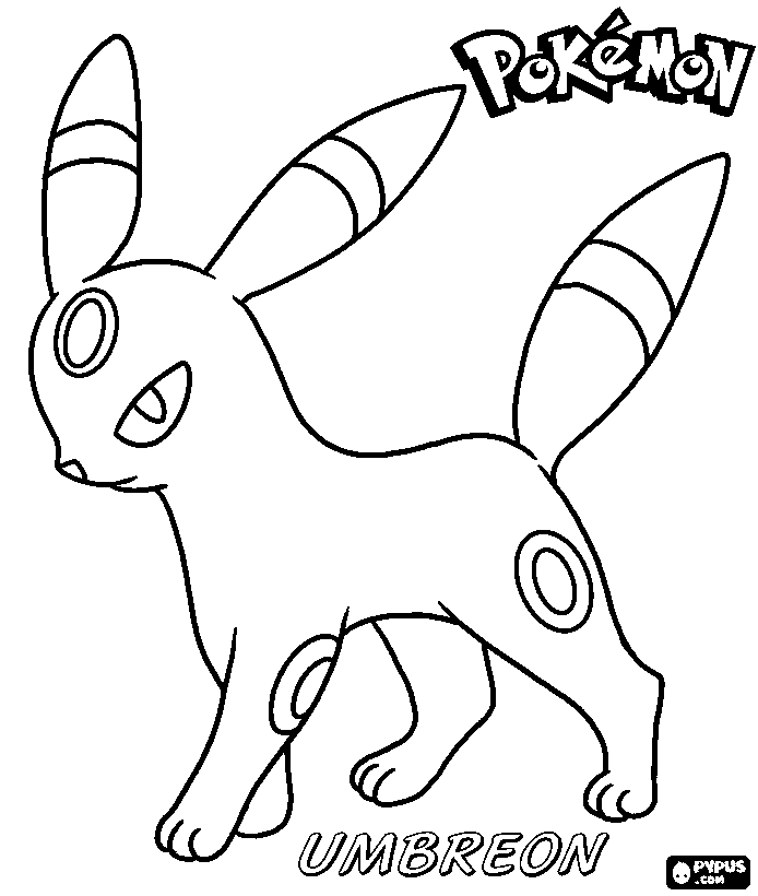 25+ Printable Coloring Pages Umbreon Gif | Printables Collection