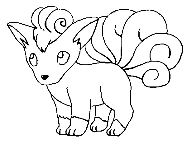 Pokemon Coloring Pages Vulpix At GetColorings Free Printable