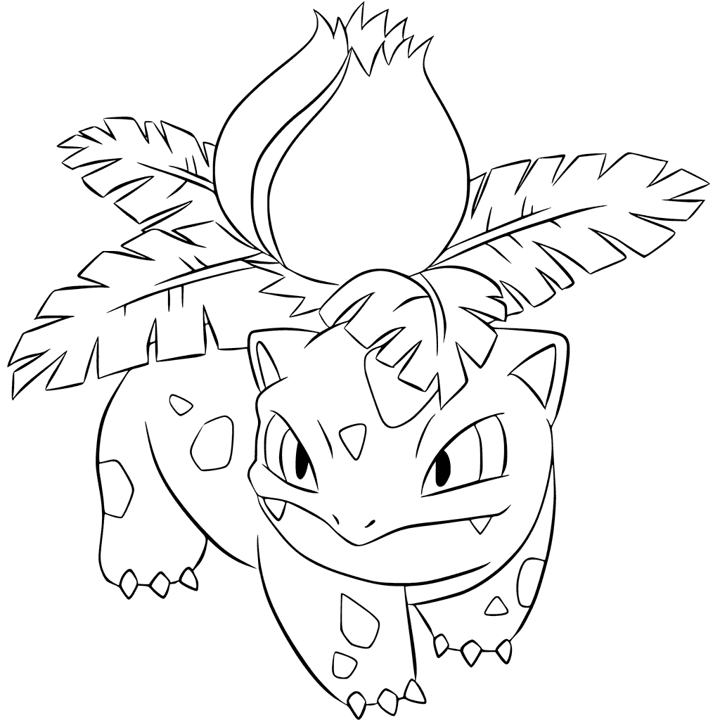 Pokemon Ivysaur Coloring Pages at GetColoringscom Free