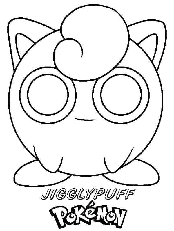 Pokemon Jigglypuff Coloring Pages At Getcolorings Free Printable